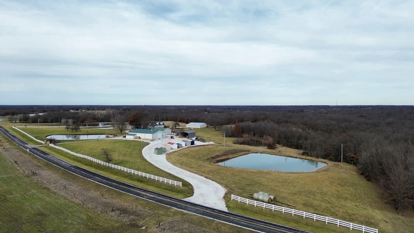 Aerial image of our location